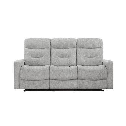 9610GY-3 - Double Reclining Sofa - Furniture Home Store (Hanford, CA)