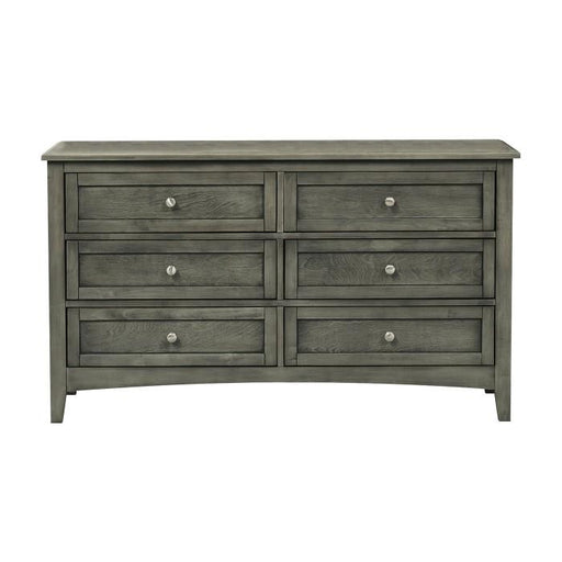 Garcia 6 Drawer Dresser in Gray 2046-5 - Furniture Home Store (Hanford, CA)