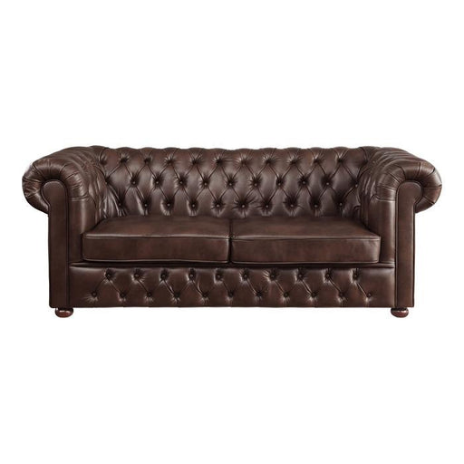 9335BRW-3 - Sofa - Furniture Home Store (Hanford, CA)