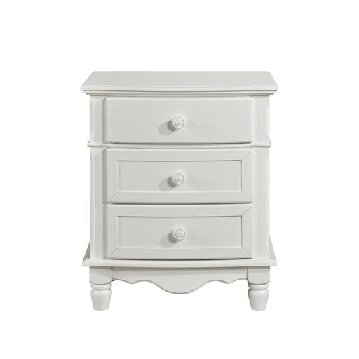 Clementine 3 Drawer Night Stand in White B1799-4 - Furniture Home Store (Hanford, CA)