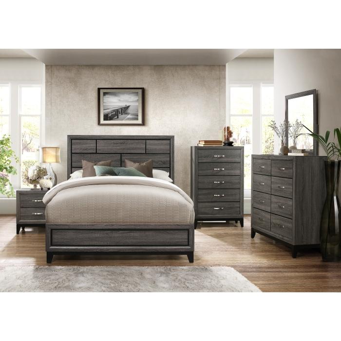 Davi (2)California King Bed - Furniture Home Store (Hanford, CA)