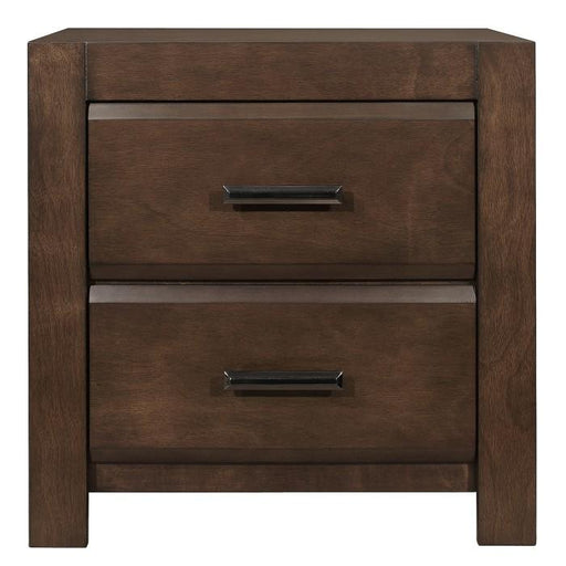 Erwan 2 Drawer Nightstand in Dark Walnut 1961-4 - Furniture Home Store (Hanford, CA)