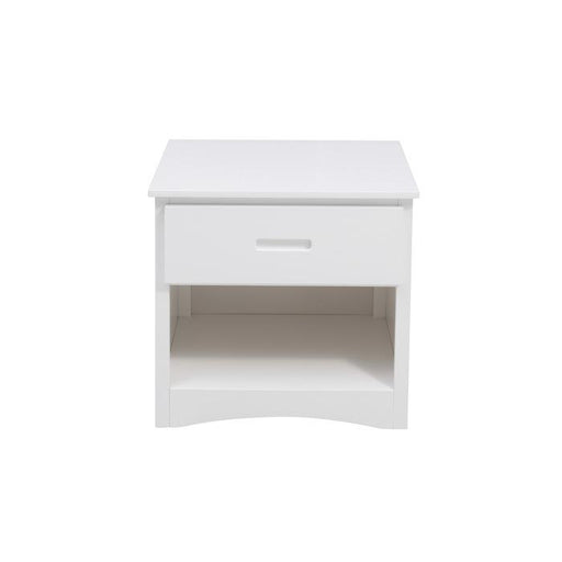 Galen 1 Drawer Night Stand in White B2053W-4 - Furniture Home Store (Hanford, CA)