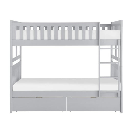 B2063FF-1T - (4) Full/Full Bunk Bed with Storage Boxes - Furniture Home Store (Hanford, CA)