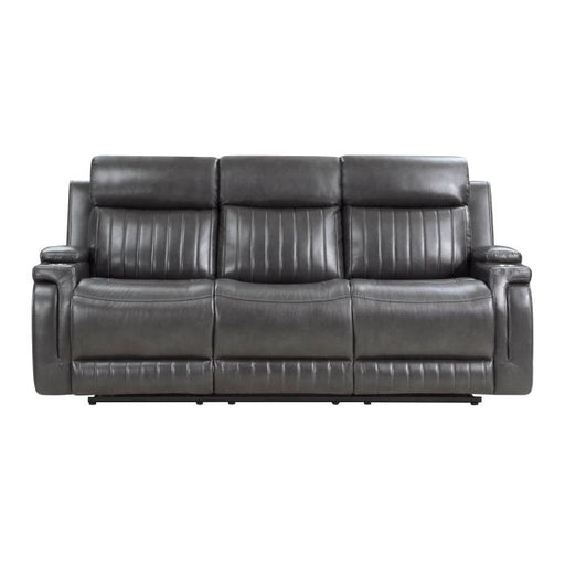 9456DG-3 - Double Reclining Sofa with Drop-Down Cup Holder - Furniture Home Store (Hanford, CA)