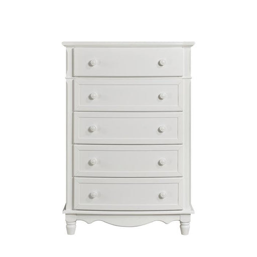 Clementine 5 Drawer Chest in White B1799-9 - Furniture Home Store (Hanford, CA)