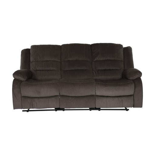 Jarita Double Reclining Sofa in Chocolate - Furniture Home Store (Hanford, CA)