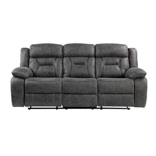 Madrona Hill Double Reclining Sofa in Gray 9989GY-3 - Furniture Home Store (Hanford, CA)