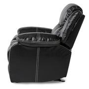 Bastrop Glider Reclining Chair in Black 8230BLK-1 - Furniture Home Store (Hanford, CA)