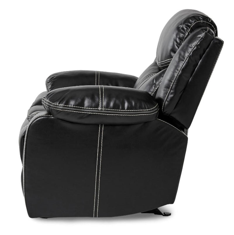 Bastrop Glider Reclining Chair in Black 8230BLK-1 - Furniture Home Store (Hanford, CA)