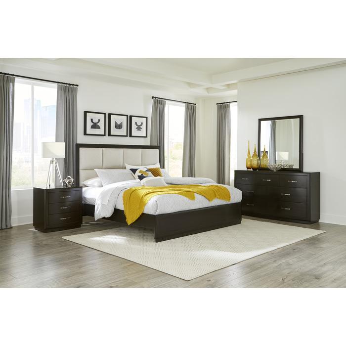 Hodgin (3) Queen Platform Bed - Furniture Home Store (Hanford, CA)