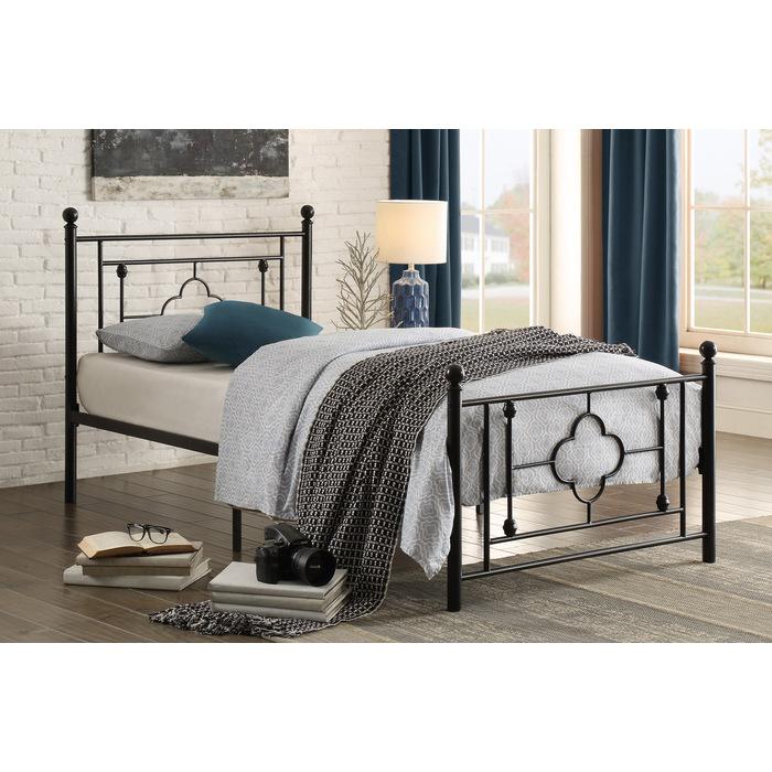 Morris Twin Platform Bed - Furniture Home Store (Hanford, CA)