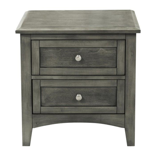 Garcia 2 Drawer Nightstand in Gray 2046-4 - Furniture Home Store (Hanford, CA)