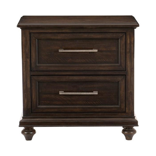 Cardona Nightstand in Driftwood Charcoal 1689-4 - Furniture Home Store (Hanford, CA)