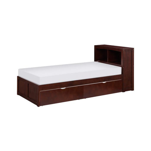 B2013BCDC-1T - (3) Twin Bookcase Bed with Storage Boxes - Furniture Home Store (Hanford, CA)