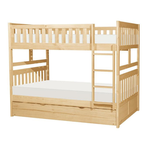 B2043FF-1R - (4) Full/Full Bunk Bed with Twin Trundle - Furniture Home Store (Hanford, CA)