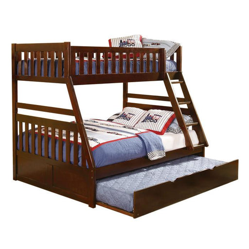 B2013TFDC-1R - (4) Twin/Full Bunk Bed with Twin Trundle - Furniture Home Store (Hanford, CA)