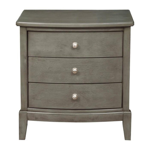 Cotterill 3 Drawer Nightstand in Gray 1730GY-4 - Furniture Home Store (Hanford, CA)