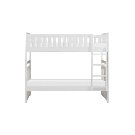 Galen Twin/Twin Bunk Bed in White B2053W-1 - Furniture Home Store (Hanford, CA)