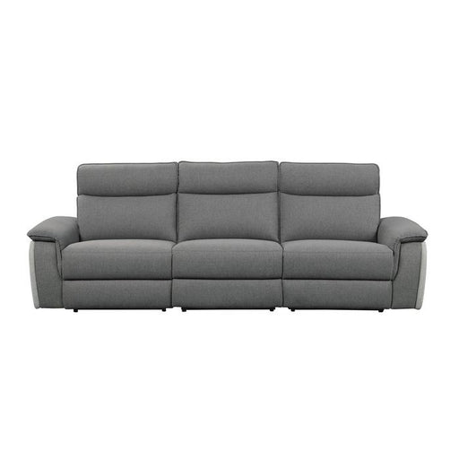 8259DG-3PWH - (3)Power Double Reclining Sofa with Power Headrests - Furniture Home Store (Hanford, CA)