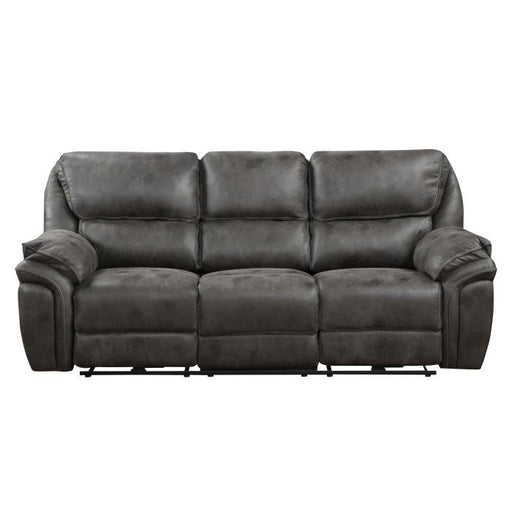 8517GRY-3PW - Power Double Reclining Sofa - Furniture Home Store (Hanford, CA)