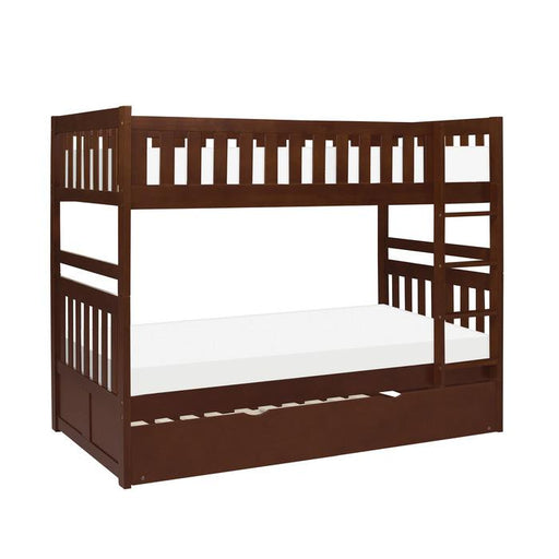 B2013DC-1R - (4) Twin/Twin Bunk Bed with Twin Trundle - Furniture Home Store (Hanford, CA)