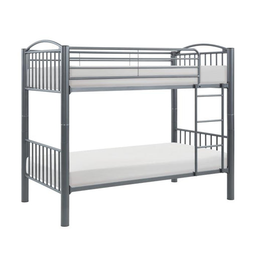 B2021GY-1 - Twin/Twin Bunk Bed - Furniture Home Store (Hanford, CA)