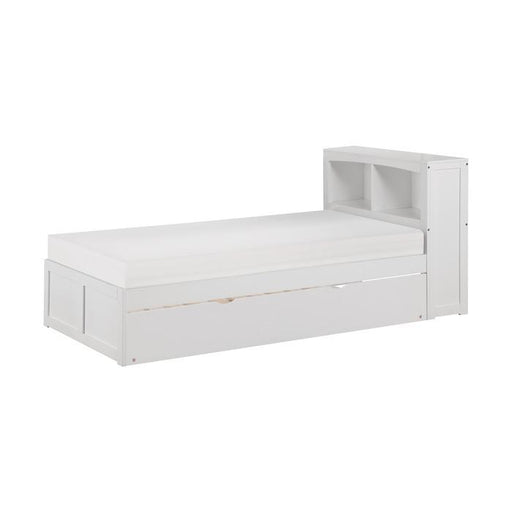 B2053BCW-1R - (3) Twin Bookcase Bed with Twin Trundle - Furniture Home Store (Hanford, CA)