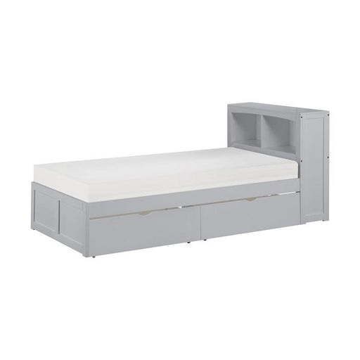 B2063BC-1T - (3) Twin Bookcase Bed with Storage Boxes - Furniture Home Store (Hanford, CA)
