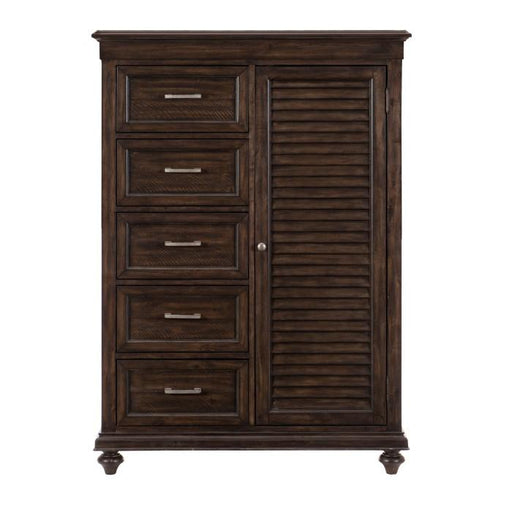 Cardona Queen Panel Bed in Driftwood Charcoal 1689-1 - Furniture Home Store (Hanford, CA)