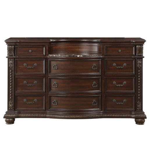 Cavalier Dresser in Dark Cherry 1757-5 - Furniture Home Store (Hanford, CA)