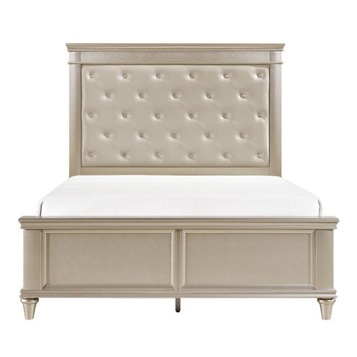 Celandine Full Panel Bed in Pearl/Silver 1928F-1 - Furniture Home Store (Hanford, CA)