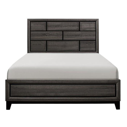 Davi King Panel Bed in Gray 1645K-1EK - Furniture Home Store (Hanford, CA)