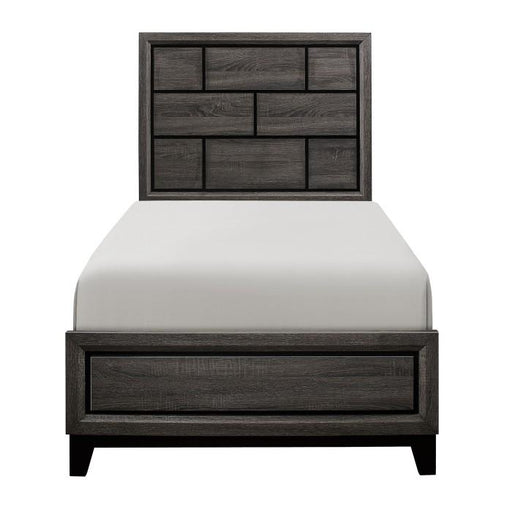Davi Twin Panel Bed in Gray 1645T-1 - Furniture Home Store (Hanford, CA)