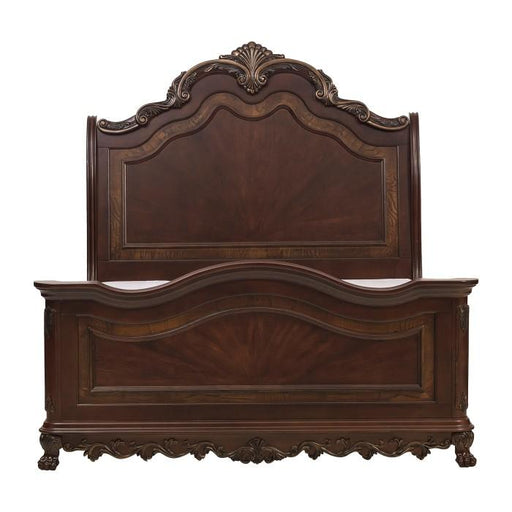 Deryn Park Queen Sleigh Bed in Cherry 2243SL-1 - Furniture Home Store (Hanford, CA)