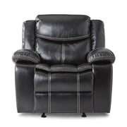 Bastrop Glider Reclining Chair in Black 8230BLK-1 - Furniture Home Store (Hanford, CA)