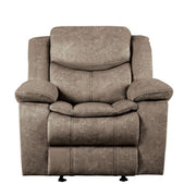 Bastrop Glider Reclining Chair in Brown 8230FBR-1 - Furniture Home Store (Hanford, CA)
