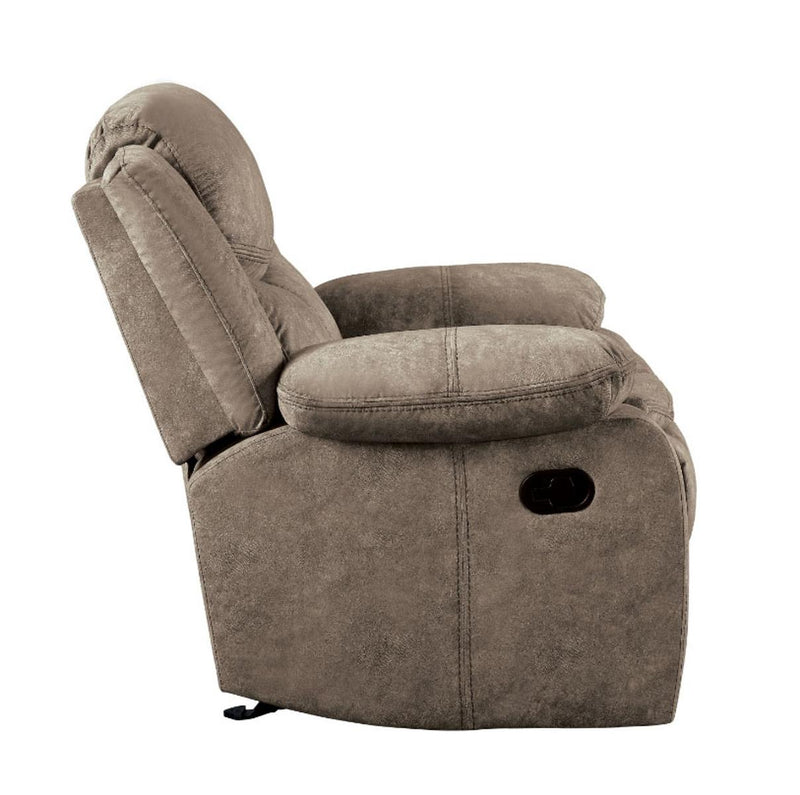 Bastrop Glider Reclining Chair in Brown 8230FBR-1 - Furniture Home Store (Hanford, CA)