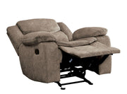 Bastrop Glider Reclining Chair in Brown 8230FBR-1 - Furniture Home Store (Hanford, CA)