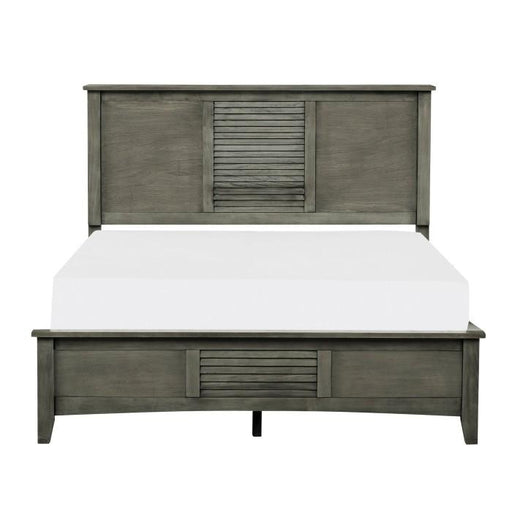 Garcia Full Panel Bed in Gray 2046F-1 - Furniture Home Store (Hanford, CA)