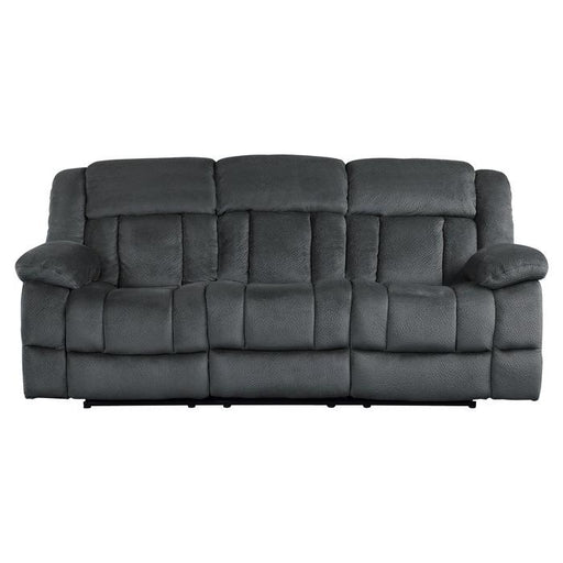 Laurelton Double Reclining Sofa in Charcoal 9636CC-3 - Furniture Home Store (Hanford, CA)