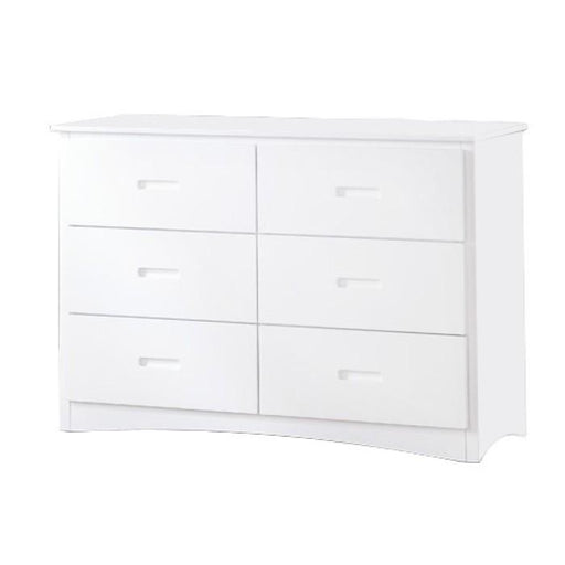 Galen 6 Drawer Dresser in White B2053W-5 - Furniture Home Store (Hanford, CA)