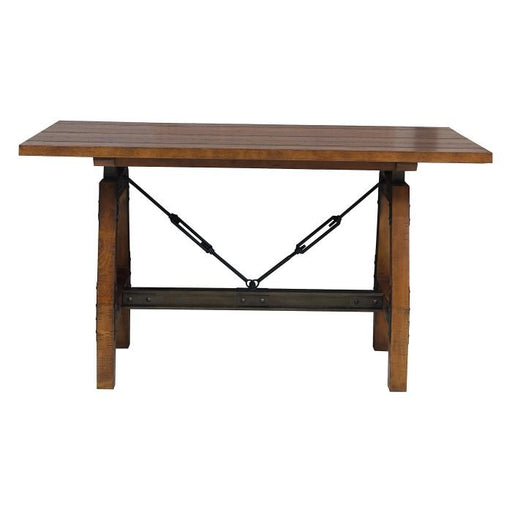 Holverson Counter Height Table in Rustic Brown 1715-36 - Furniture Home Store (Hanford, CA)