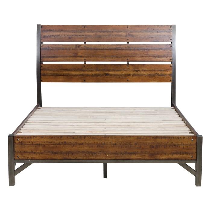 Holverson (3)California King Platform Bed - Furniture Home Store (Hanford, CA)
