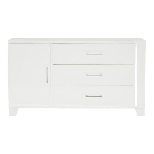 Kerren Dresser in White 1678W-5 - Furniture Home Store (Hanford, CA)