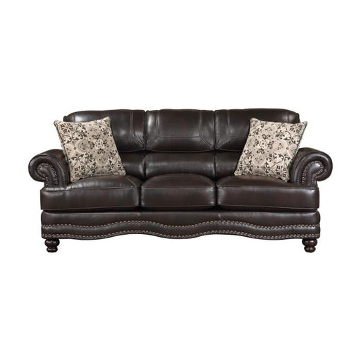 9268BRW-3 - Sofa - Furniture Home Store (Hanford, CA)