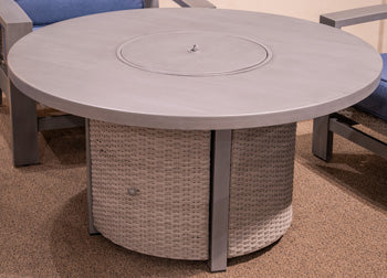 Half Moon Beach Outdoor Fire Pit Table - Furniture Home Store (Hanford, CA)