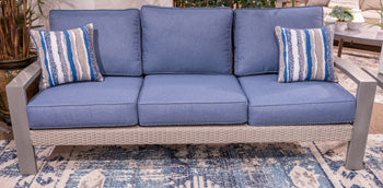 Half Moon Beach Outdoor Sofa with Cushion - Furniture Home Store (Hanford, CA)