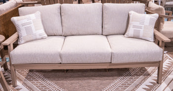 Grover Beach Outdoor Sofa with Cushion - Furniture Home Store (Hanford, CA)