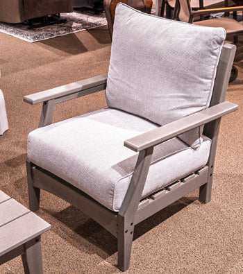 Cove Beach Outdoor Lounge Chair with Cushion - Furniture Home Store (Hanford, CA)